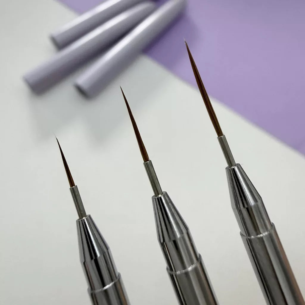 Nail Art Brush - Silver Liner S