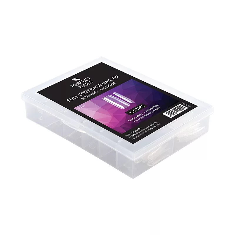 Full Coverage Gel Nail Tips - Square Medium